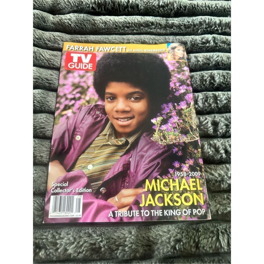 TV Guide July 2009 Michael Jackson Tribute King of Pop Thriller kid MJ